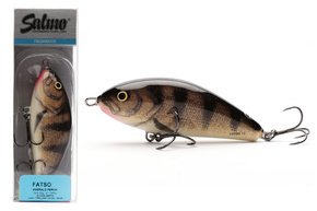 WOBLER SALMO FATSO SINKING 12cm - EMERALD PERCH