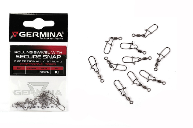 KRĘTLIKI ROLKOWE Z AGRAFKĄ GERMINA 14/10szt