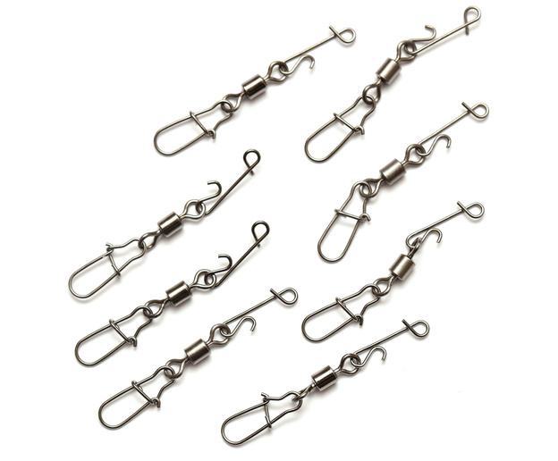 AGRAFKI BEZWĘZŁOWE Z KRĘTLIKIEM DAIWA S/7kg