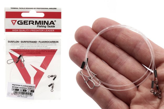 PRZYPONY FLUOROCARBONOWE GERMINA 50cm/12kg