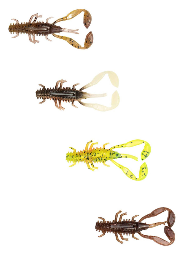 ZESTAW GUM FOX RAGE UV MICRO CRITTER MIXED PACK
