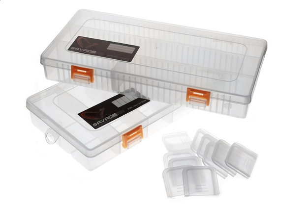 42987 - SAVAGE GEAR 2x PUDEŁKO NA AKCESORIA 23x11x3,5 cm