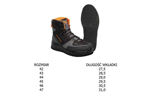 BUTY DO BRODZENIA Z PODESZWĄ FILCOWĄ SAVAGE GEAR SG8