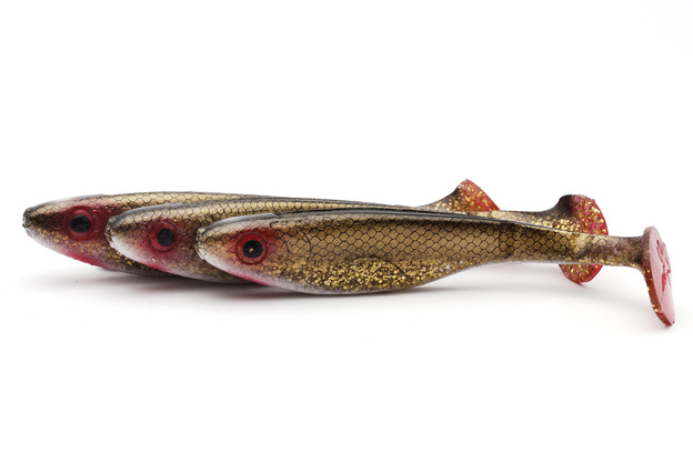 GUMA SVARTZONKER McPREY - UV RUDD 12cm-1szt