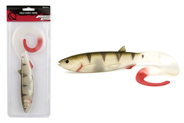 GUMA QUANTUM YOLO CURLY SHAD 26cm/64g - REAL-TOUCH PERCH