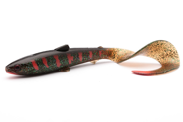 GUMA WESTIN BULLTEEZ CURLTAIL - MOTOROIL BLOOD UV