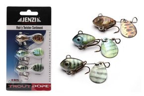 ZESTAW WIRUJĄCYCH OGONKÓW JENZI MINI SPINNER - C