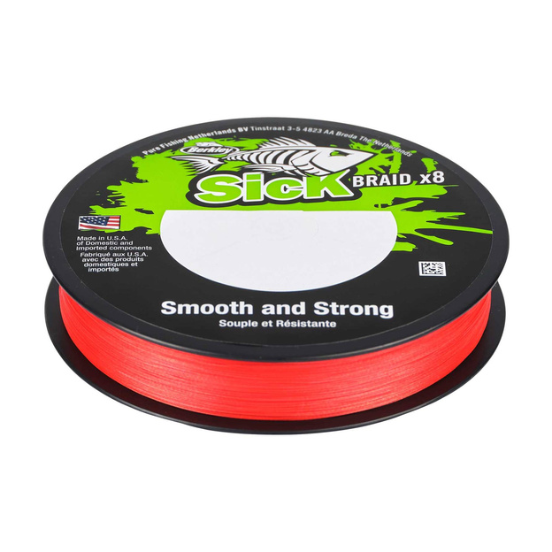 PLECIONKA BERKLEY SICK X8 RED 150m