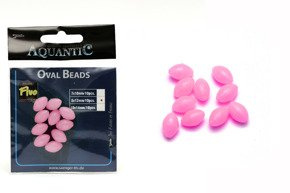 KORALIKI AQUANTIC OVAL LP FLUO 10x14mm/10szt