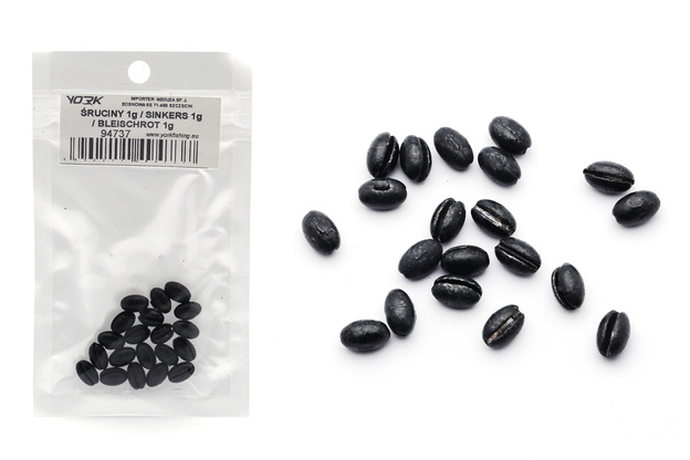 CIĘŻARKI DO DOCIĄŻANIA PRZYPONU YORK 0,5g/20szt