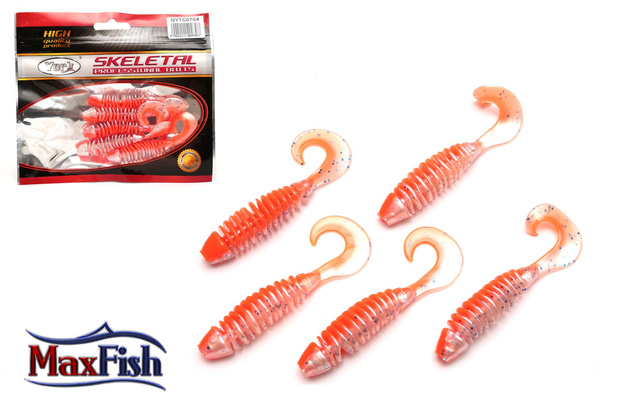 GYTC07 - YORK GUMA SKELETAL - ORANGE 8cm