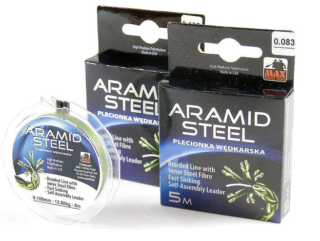 MATERIAŁ PRZYPONOWY ARAMID STEEL ZIELONY-5m - MAX