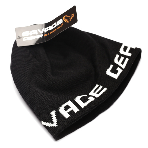 CZAPKA SAVAGE GEAR LOGO BLACK/WHITE