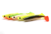 ZESTAW GUM SAVAGE GEAR FAT MINNOW T-TAIL DARK WATER MIX UV 7,5cm