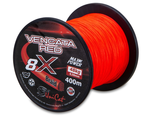 PLECIONKA UNI CAT VENCATA RED 0,60mm/400m