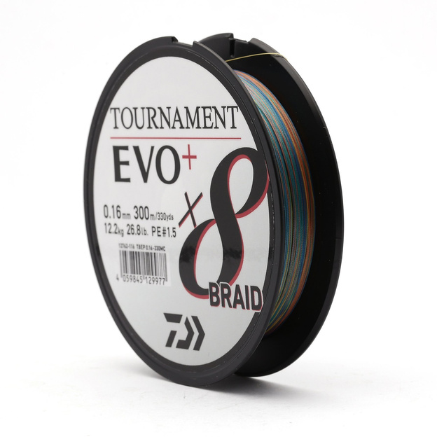 PLECIONKA DAIWA TOURNAMENT X8 BRAID EVO+ 300m
