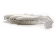 GUMA SAVAGE GEAR CANNIBAL SHAD - WHITE FLASH UV