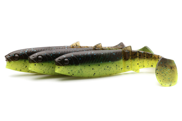 GUMA SAVAGE GEAR CANNIBAL SHAD - CHARTREUSE PUMPKIN 20cm/1szt