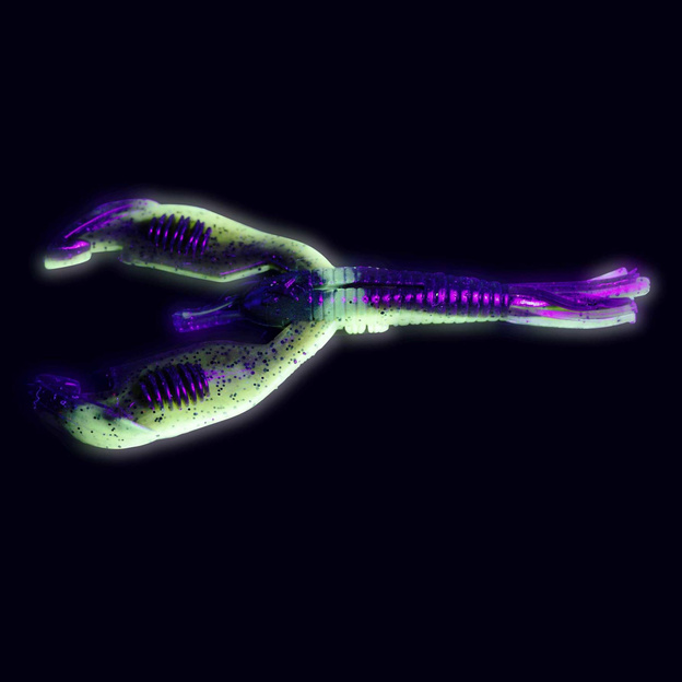 GUMA QUANTUM 4STREET B-ASS CRAW 10cm-GREEN PUMPKIN CHARTREUSE