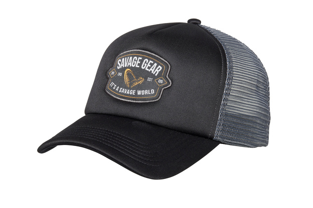 CZAPKA Z DASZKIEM SAVAGE GEAR BADGE TRUCKER CAP BLACK