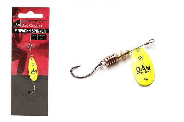 OBROTÓWKA DAM EFFZETT Z HAKIEM - YELLOW