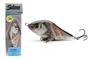 WOBLER SALMO SLIDER SINKING 10cm - WOUNDED REAL GREY SHINER