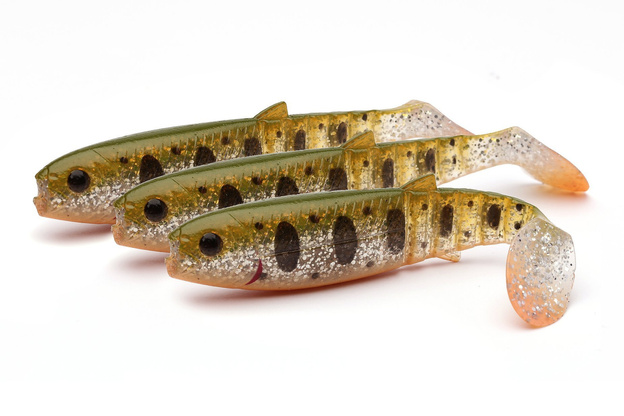 7191 - SAVAGE GEAR GUMA CANNIBAL PADDLETAIL - OLIVE SMOLT UV