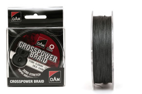 600 - DAM PLECIONKA CROSSPOWER 8 BRAID - 110m - DARK GREY