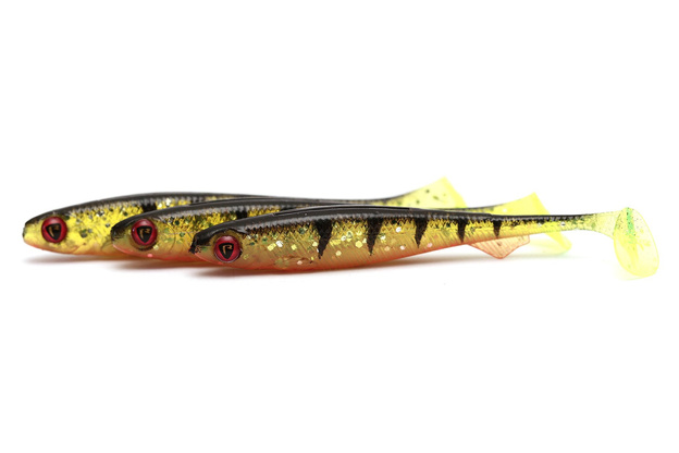 GUMA FOX RAGE SLICK SHAD - PERCH UV
