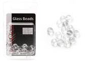 SZKLANE KORALIKI IRON CLAW CLEAR 4mm/25szt