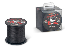 PLECIONKA UNI CAT VENCATA MIDNIGHT BLACK 0,60mm/400m