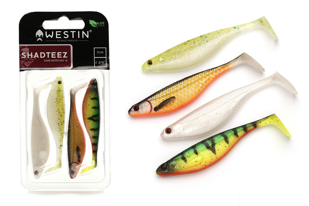 GUMY WESTIN SHADTEEZ DARK WATER MIX 18 - 7cm