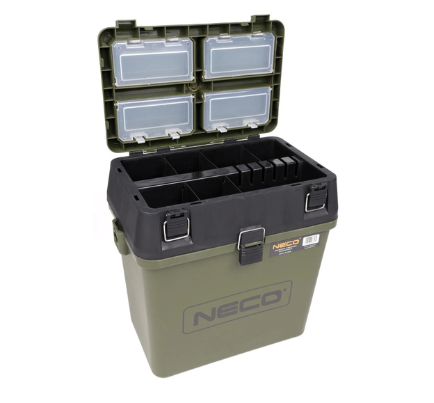 SIEDZISKO WĘDKARSKIE KUFER NECO Z PLECAKIEM