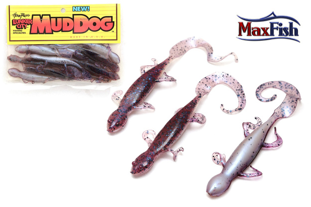 LCMD73 - LUNKER CITY GUMA MUD DOG PURPLE MAJESTY