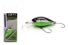 WOBLER CORMORAN COR F15 - CHARTREUSE/BLACK UV 3,7cm