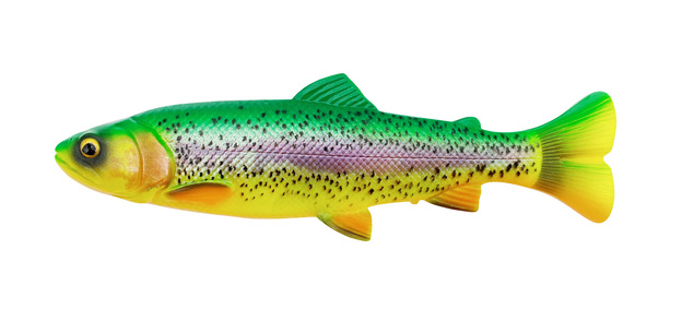 GUMA SAVAGE GEAR 4D LINE THRU PULSE TAIL TROUT - FIRETROUT