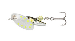 OBROTÓWKA SAVAGE GEAR STICKLEBAIT SPINNER - GREEN SILVER AYU