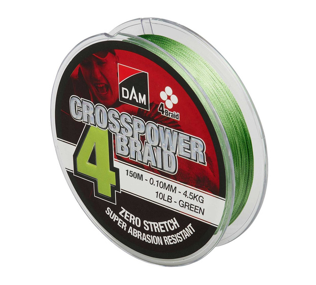 PLECIONKA DAM CROSSPOWER 4 BRAID - 150m - GREEN