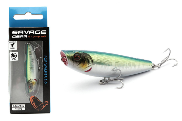 WOBLER SAVAGE GEAR POP WALKER 2.0 - 7cm BG