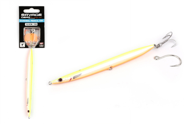 PRZYNĘTA SAVAGE GEAR SANDEEL PENCIL SW - LEMON BACK