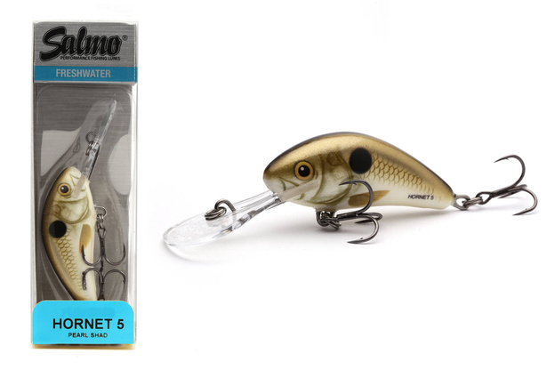 WOBLER SALMO HORNET SINKING 5cm - PEARL SHAD