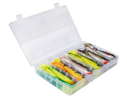 ZESTAW GUM BERKLEY PULSE SHAD MIX COLORS 14cm/24szt