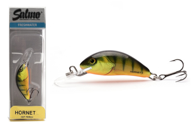 WOBLER SALMO HORNET FLOATING 3,5cm- HOT PERCH