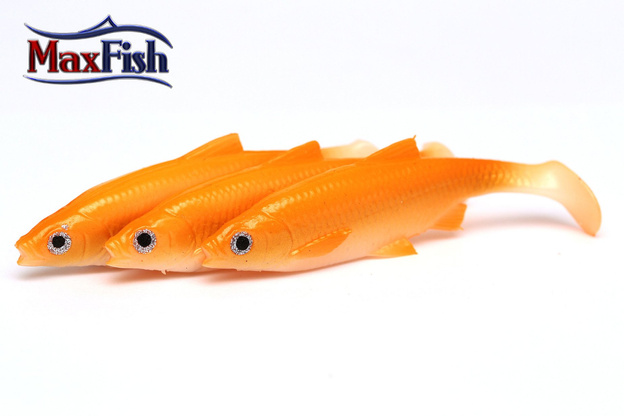 618 - SAVAGE GEAR GUMA 3D ROACH PADDLE TAIL - GOLDFISH