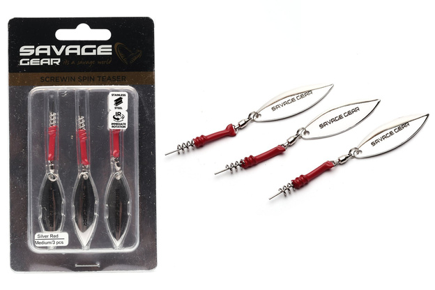 WKRĘCANY SPIN TEASER M-3szt - SAVAGE GEAR