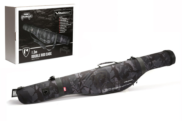 NLU070 - FOX RAGE SZTYWNY POKROWIEC DOUBLE CAMO 130cm
