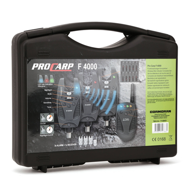ZESTAW SYGNALIZATORÓW Z CENTRALKĄ CORMORAN F-4000 4+1