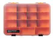 DWUSTRONNE PUDEŁKO NA PRZYNĘTY I AKCESORIA 39x28x12,5cm