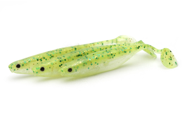 GUMA WESTIN SHAD TEEZ HOLLOW - SPARKLING CHARTREUSE 1szt