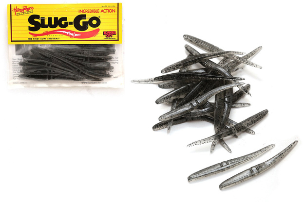 GUMA LUNKER CITY SLUG-GO 3" SMOKE PEPPER -20szt